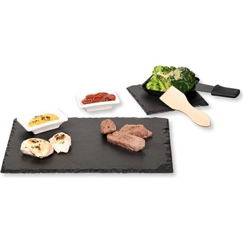 Image 1 of Kesper Комплект плата за сервиране Kesper 38141, 10 части, За двама, Шисти, Аксесоари, Черен (38141)
