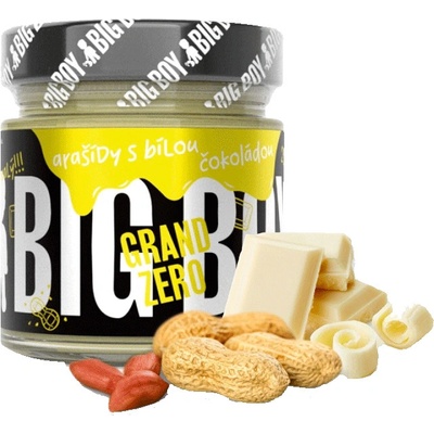 Big Boy Grand Zero bílá čokoláda, kokos 250 g