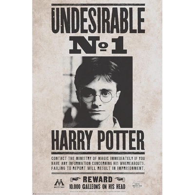 GB eye Макси плакат GB eye Movies: Harry Potter - Undesirable No. 1 (ABYDCO768)