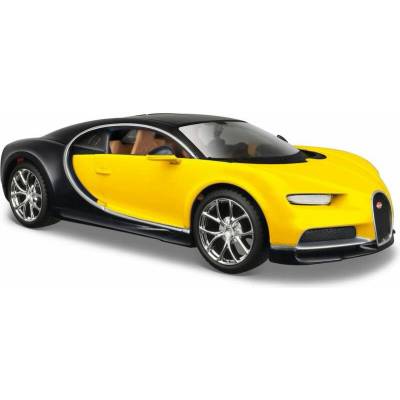 Maisto Bugatti Chiron žluto-černá 1:24