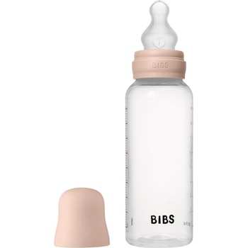 BIBS Anti-Colic Baby Bottle Silicone шише против колики със силиконов биберон Blush 270ml