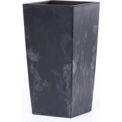 PROSPERPLAST URBI SQUARE BETON EFFECT Kvetináč antracit 40 cm