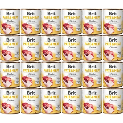 Brit Paté & Meat Dog Chicken 24 x 800 g