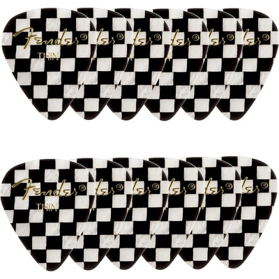 Fender 351 Shape Premium 12 Checker Перце за китара (1980351301)