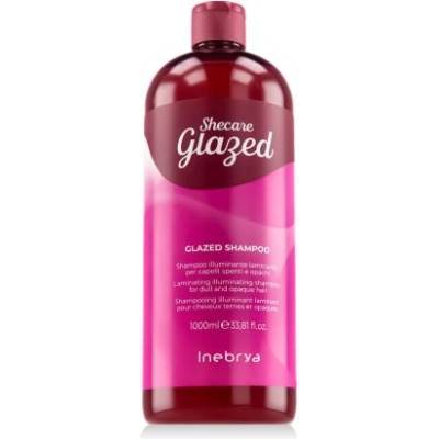 Inebrya SheCare Glazed Shampoo 1000 ml озаряващ шампоан за безжизнена и суха коса за жени