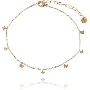 Bijutanki Позлатена Гривна за Крак от Медицинска Стомана