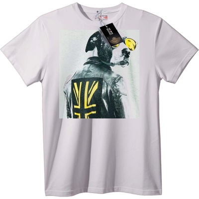 NOONEBRAND Тениска Байкър куче с Union Jack - 2XL, Black