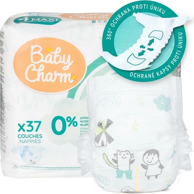 BabyCharm Premium s Indikátorem Maxi 7-14 kg 37 ks