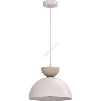 Luminex Пендел на кабел NEVIS 1xE27/15W/230V диам. 29 см кремав (LU9709A)