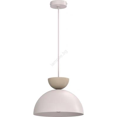 Luminex Пендел на кабел NEVIS 1xE27/15W/230V диам. 29 см кремав (LU9709A)