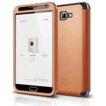 elago S4 Bar Type - калъф от естествена кожа + защитно покритие за Samsung Galaxy Note