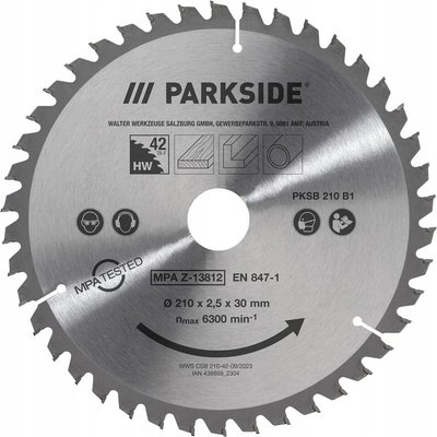 PARKSIDE PILOVÝ KOTOUČ PKSB 210 B1 42 210MM na dřevo