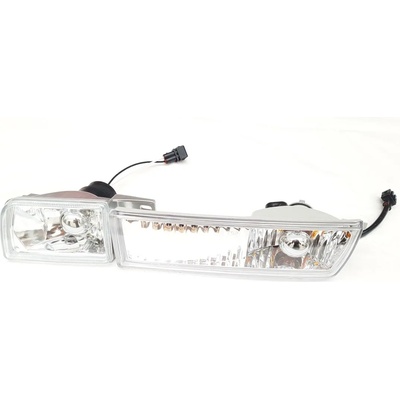 Кристални мигачи с халоген за Golf 3 / Vento - хром (WJ30-0090-09)