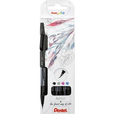 Pentel Brush Sign Pen SESF30C-4 sada 4 barev