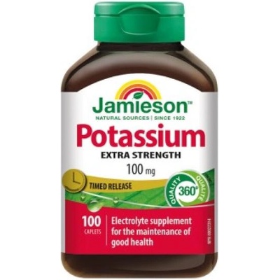 Jamieson Калий 100mg с постепенно освобождаване 100 таблетки