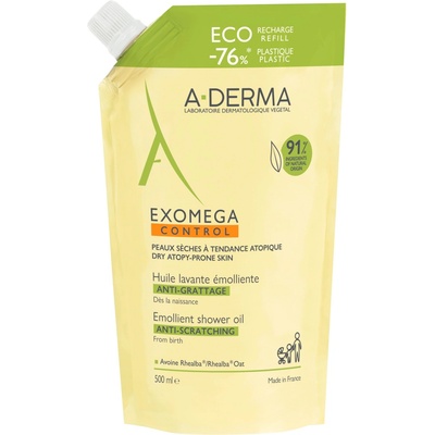 A-Derma Exomega Huile sprchový čistící olej náplň 500 ml