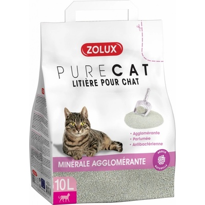 Zolux Podstielka PURECAT antibacterial scent clump 10 l