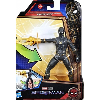 Hasbro Spiderman 3 6in Dlx Figure Black + Gold Suit