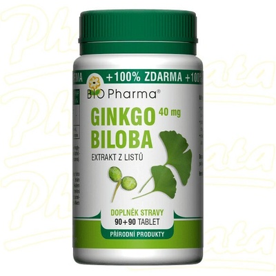 Bio-Pharma Ginkgo Biloba 40 mg 90 + 90 tablet