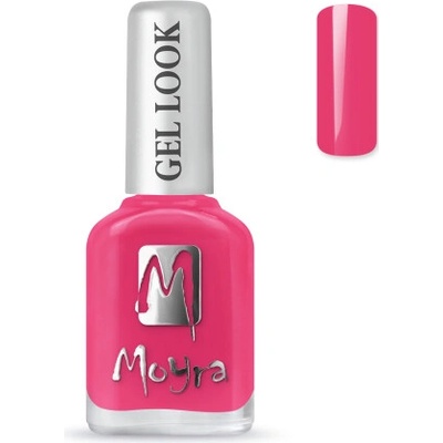 Moyra Gel Look lak na nechty 1047 Josiana 12ml – neon ružový lak s gélovým efektom
