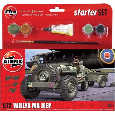 Airfix Willys MB Jeep sada AF-A55117 1:72