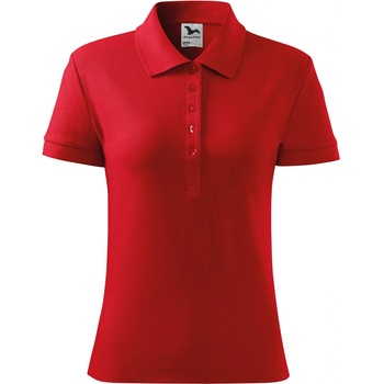 MALFINI Malfini cotton 213 / Дамска поло тениска - червена xl (2130716)