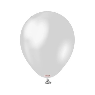 Kalisan Balloons Balonek metalický stříbrný, Metallic Silver 30 cm