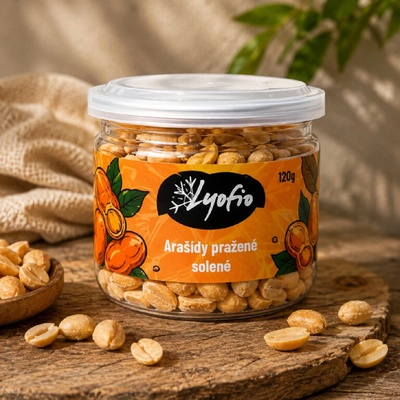 Lyofio Arašídy pražené solené 120 g