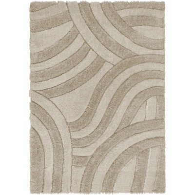 Flair Rugs Бежов ръчно изработен килим от рециклирани влакна 160x230 cm Velvet - Flair Rugs (503119375797)