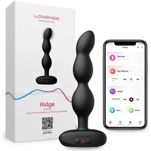 Lovense Ridge - анална играчка с въртеливи движения, вибрация и Аpp