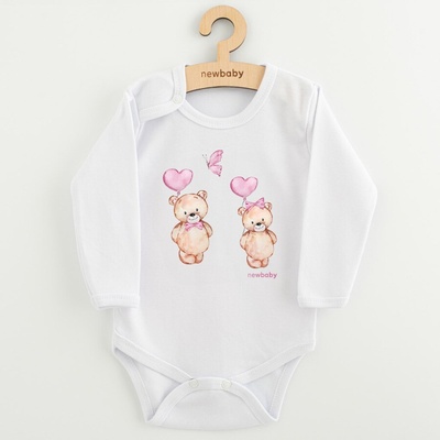 Detské body s potlačou New Baby Love Bears