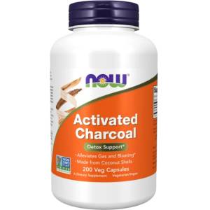 NOW Activated Charcoal 280 mg [200 капсули]