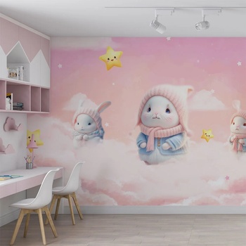 Image 1 of Art Gift Decor Фототапет - Сладкото зайче