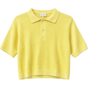 MAZINE Дамски пуловер Mazine Women's Knit Polo Jumper - Pastel Yellow (117-3739-0212)
