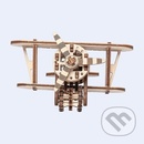 Wooden City 3D mechanické puzzle Dvojplošník 63 ks WR304
