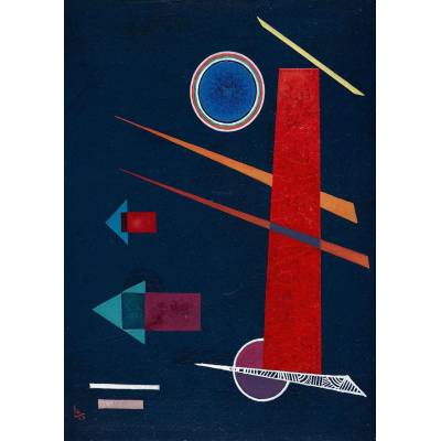 Bluebird Puzzle - Puzzle Vassily Kandinsky - Powerful Red, 1928 - 1 000 piese