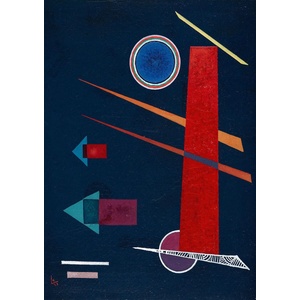 Bluebird Puzzle - Puzzle Vassily Kandinsky - Powerful Red, 1928 - 1 000 piese