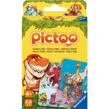 Ravensburger Настолна игра Pictoo Card Game Dino - Детска (23479)