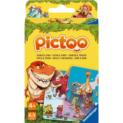 Ravensburger Настолна игра Pictoo Card Game Dino - Детска (23479)