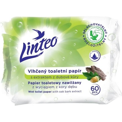 LINTEO Vlhčený toaletní papír Kids 1-vrstvý 60 ks