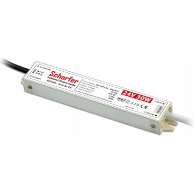 LED zdroj hermetický 24V 30W SCHARFER 7Y