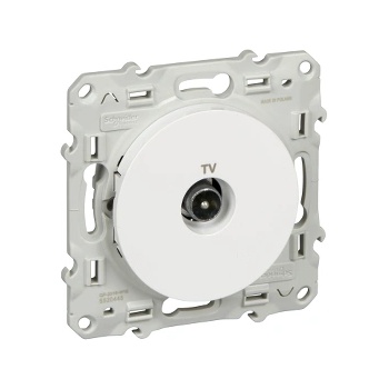 Schneider Electric SE Розетка TV 1, 5 dB цвят Бял Odace /до изчерпване/ - S520445 (S520445)