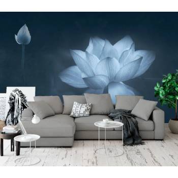 Image 1 of Art gift Фототапет Сив лотос