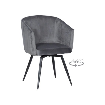 Carmen Трапезен стол venice - графит