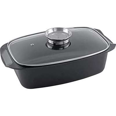 Alpina СЪД ЗА ПЕЧЕНЕ С КАПАК ALPINA 39.5x22.5x10.8см 5.5л НЕЗАЛЕПВАЩО ПОКРИТИЕ