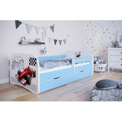 Kocot Kids Babydreams formule jedna modrá se šuplíky