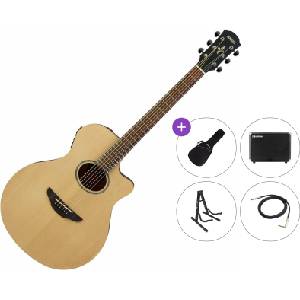 Yamaha APX 600M Premium SET Natural Satin Електро-акустична китара Джъмбо