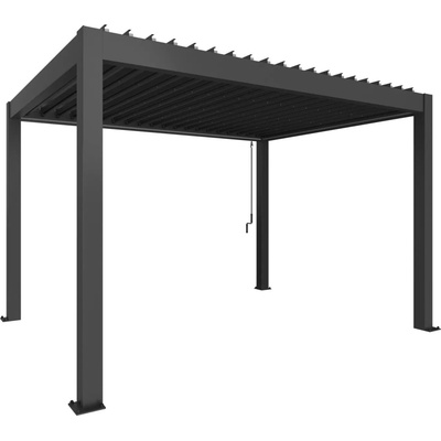 Biohort B440420 4x3 404,5 x 312 cm, tmavosivá metalická
