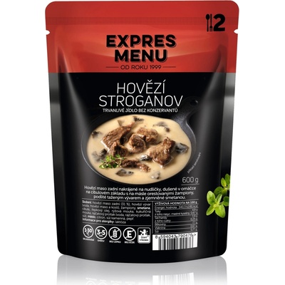 EXPRES MENU Hovädzie mäso Stroganoff 600 g