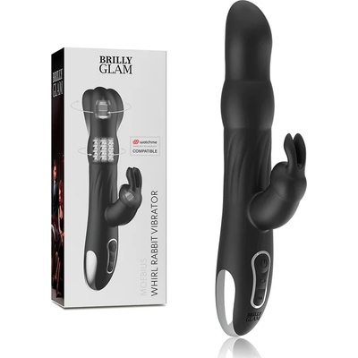 Въртящ се вибратор с клитор стимулатор, 24см. - Moebius Rabbit Vibrator (D-232443)